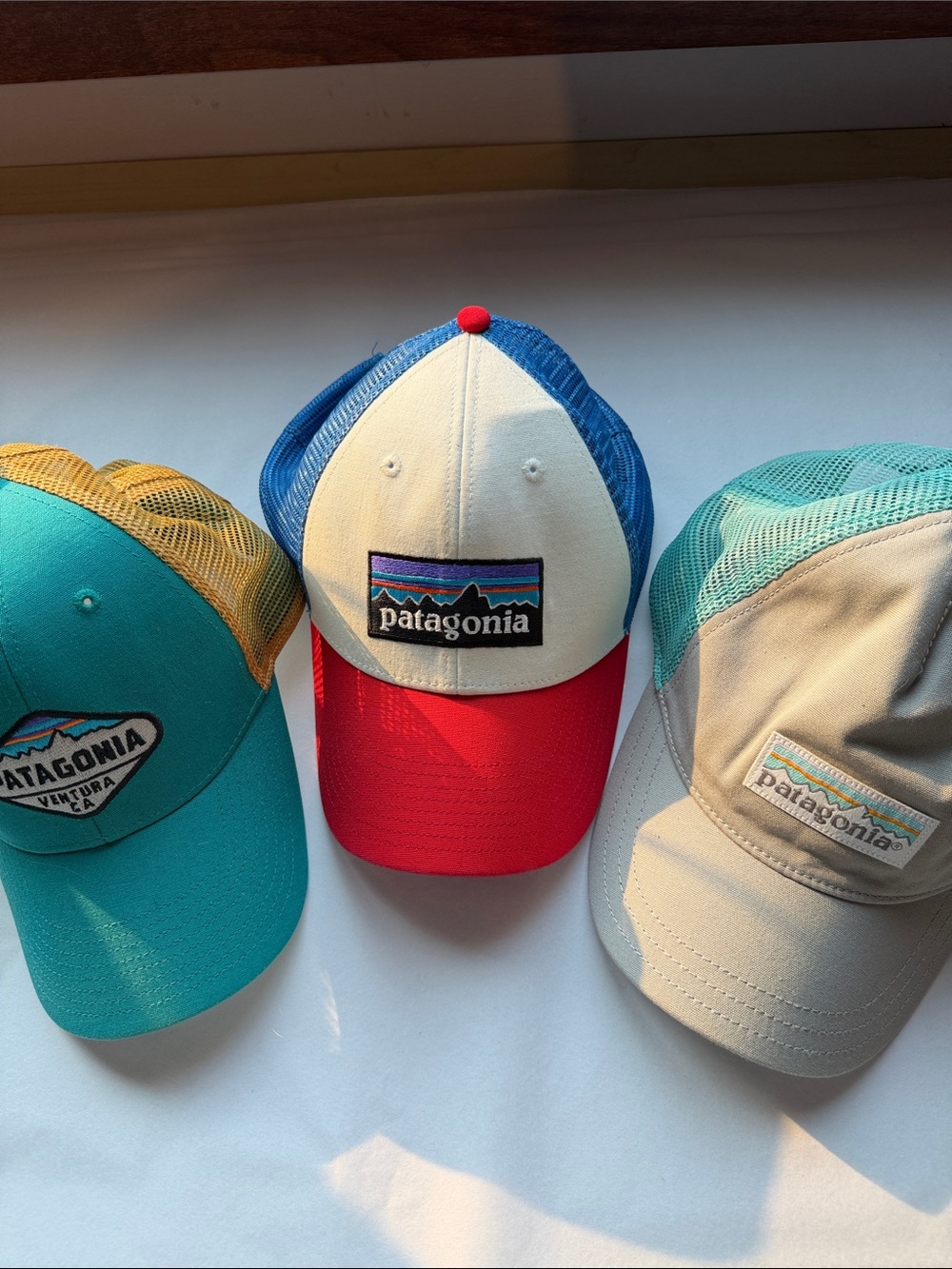 3 Patagonia hats